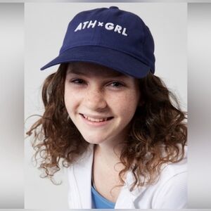 NEW Athleta Girl ATHxGRL Navy Blue Baseball Cap Hat